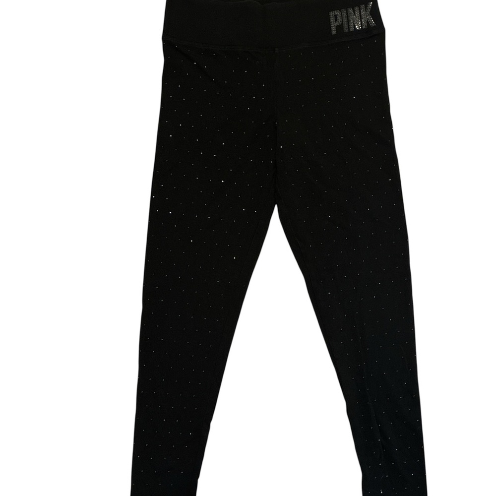 Victoria’s Secret PINK Bling Yoga Leggings – Rhinestone Studded medium